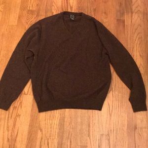 Jos. A Bank Cashmere Brown Sweater